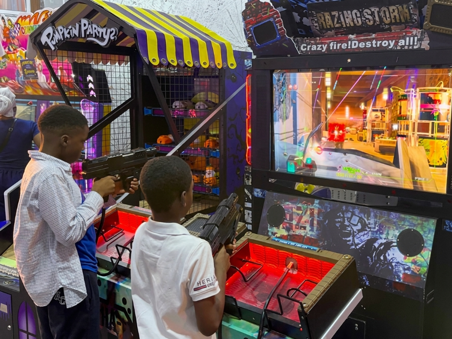 Gaming machines at Game City